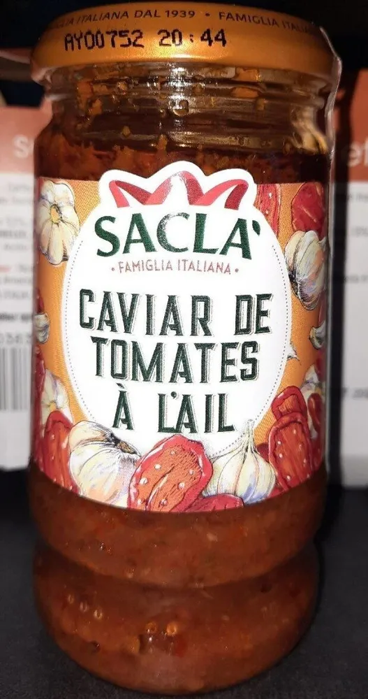 Caviar de tomates à l'ail