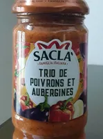 Trio de poivrons et aubergines