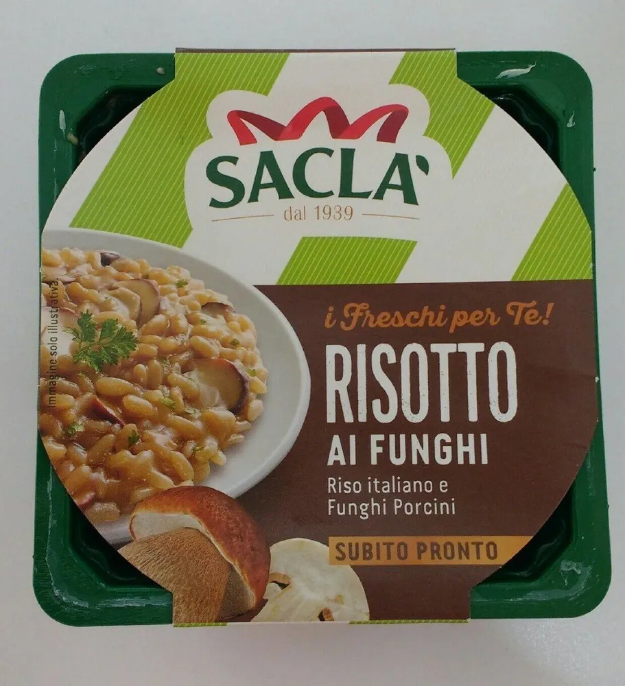 Risotto ai funghi Saclà