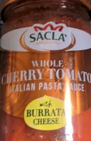 Whole Cherry Tomato Italian Pasta Sauce with Burrata Cheese
