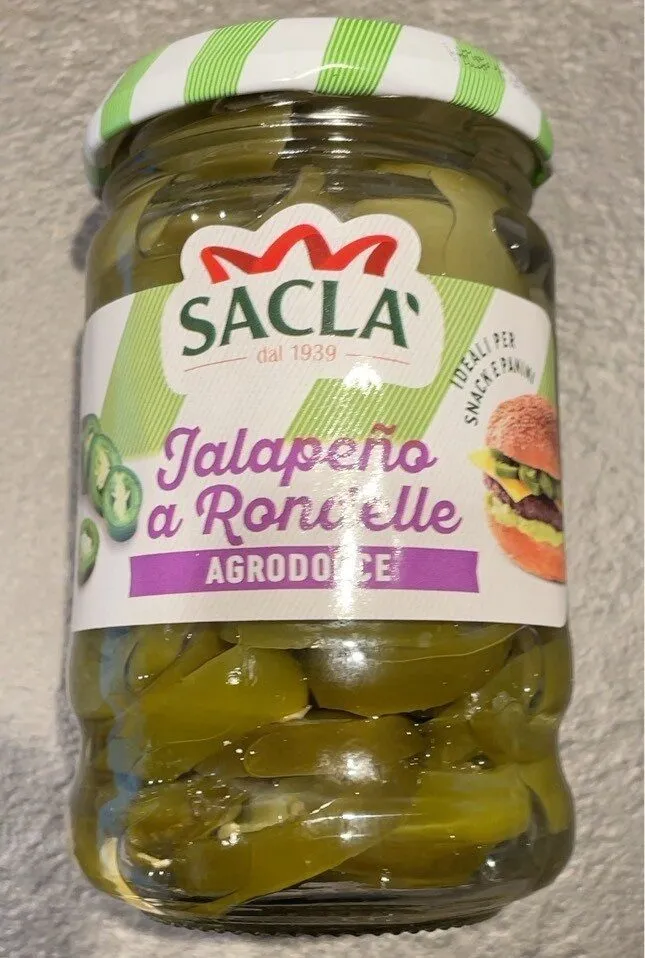 Jalapeno a rondelle agrodolce