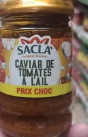 Caviar de tomates à l'ail