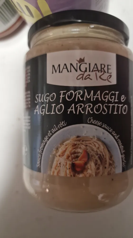 Sugo formaggio aglio arrostito