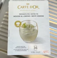 Preparato mousse limone