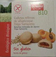 Galletas rellenas de albaricoque Trigo Sarraceno