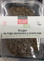 Burger de trigo sarraceno y aceitunas