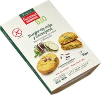 Bio burguer de mijo y berenjena ecológica y sin