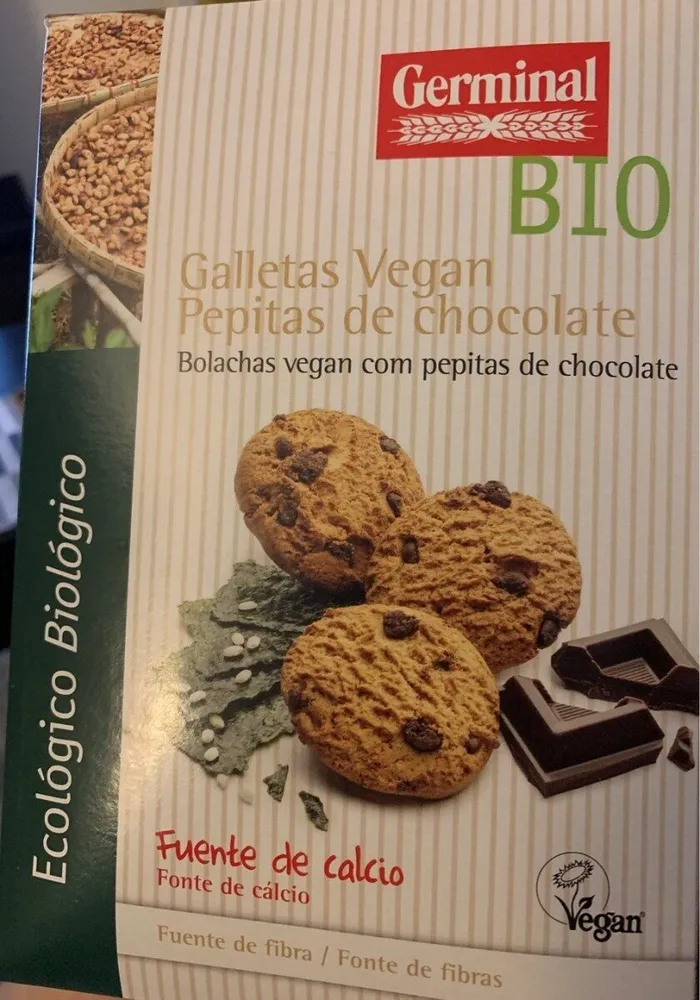 Galletas vegan pepitas de chocolate
