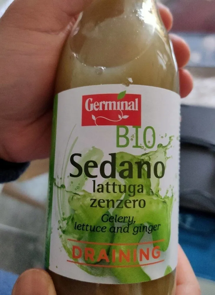 sedano lattuga e zenzero draining
