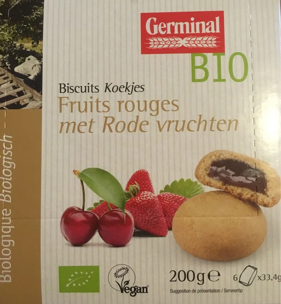 Biscuit Fourré Fruits Rouges