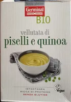 Vellutata piselli e quinoa
