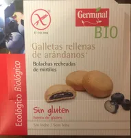 Galletas rellenas de arándanos
