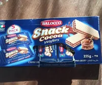 Snack cocoa wafers