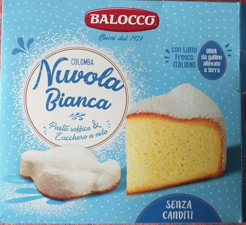Colomba nuvola bianca