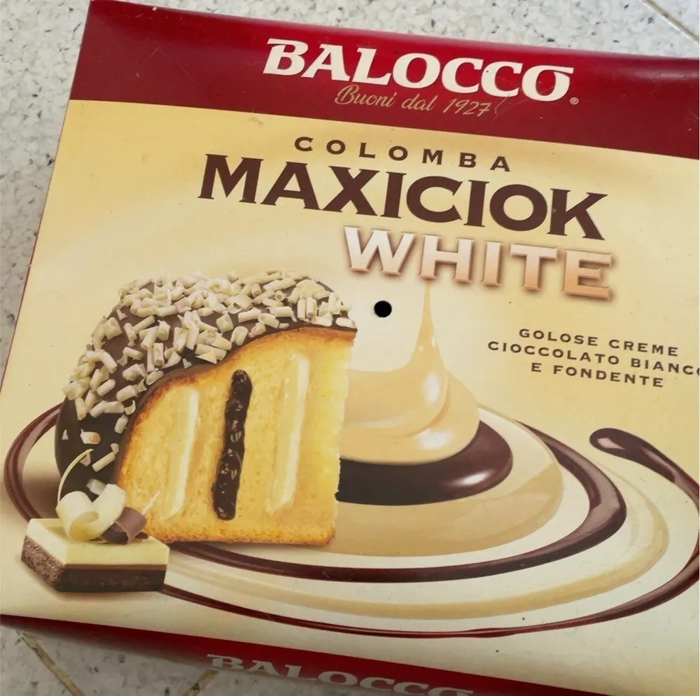 Colomba balocco maxiciok white