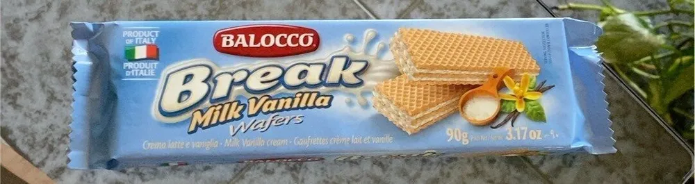 Break milk vanilla wafers