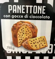 Panettone con gocce di cioccolato