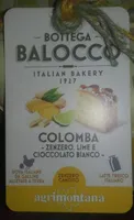 Colomba zenzero, lime e cioccolato bianco