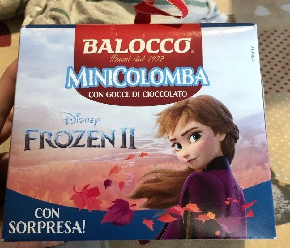 Minicolomba con gocce di cioccolato