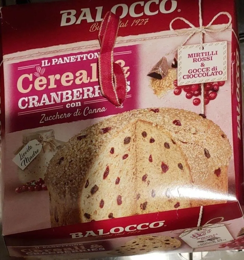 Il Panettone Cereali and Cranberries