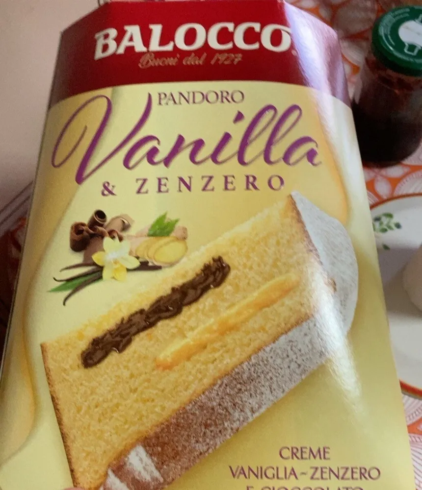 Pandoro vanilla e zenzero