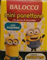 Minipanettone con gocce di cioccolato