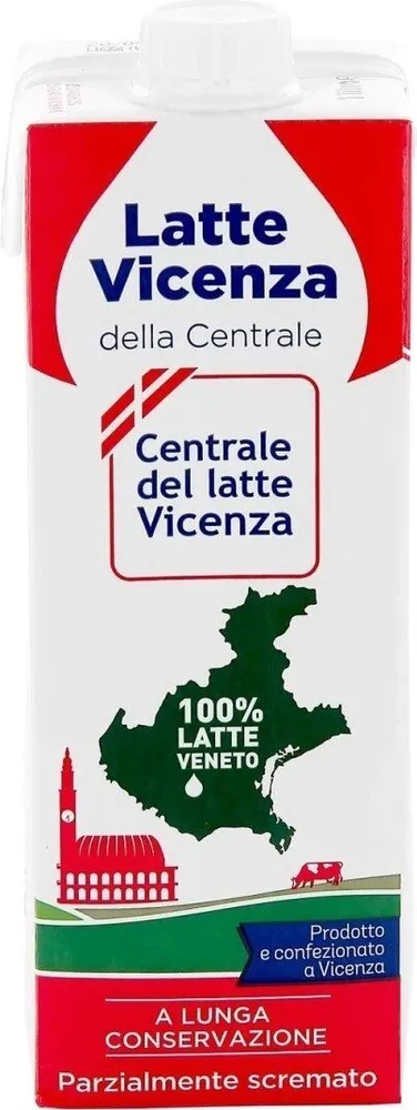 Latte uht parzialmente scremato
