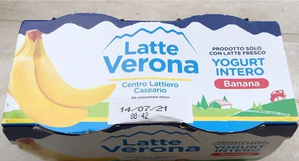 Yogurt intero banana