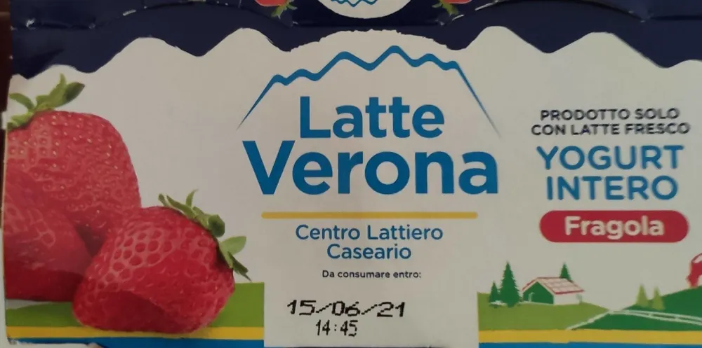 Yogurt intero fragola