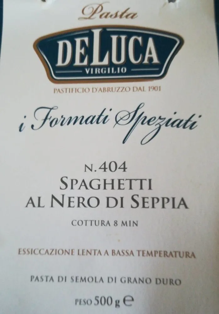 Spaghetti al nero di seppia