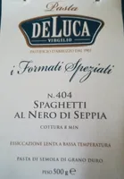 Spaghetti al nero di seppia