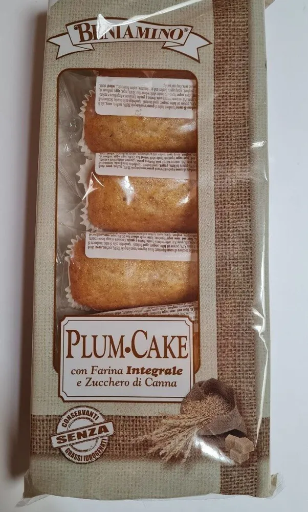 Plumcake integrale e zucchero di canna