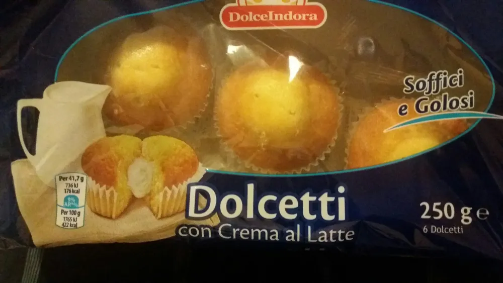 dolcetti con crema al latte