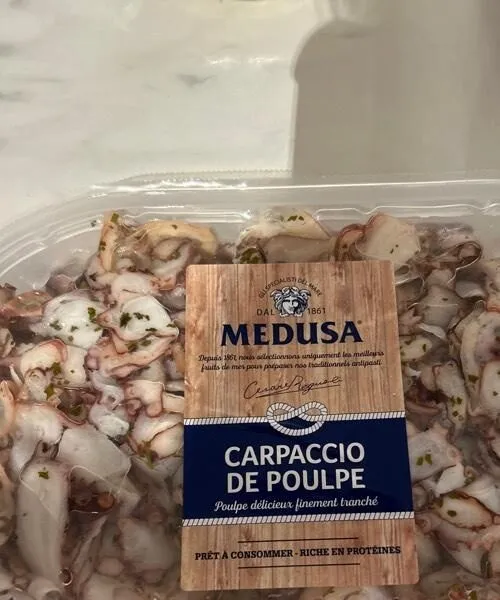 Carpaccio de poulpe
