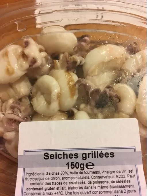 Seiches Grillées