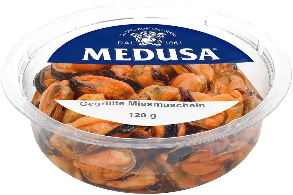 Gegrillte Miesmuscheln