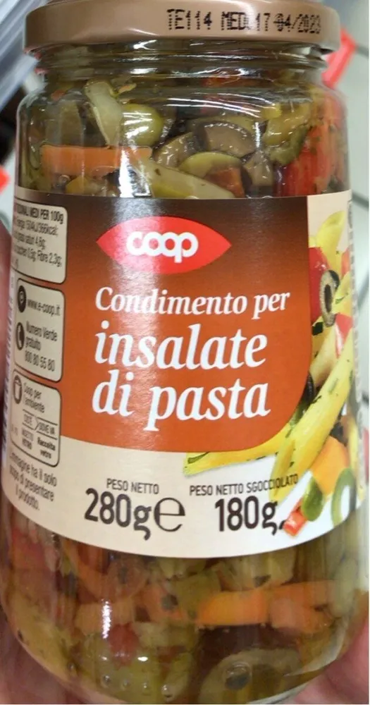 Condimento per insalata di pasta