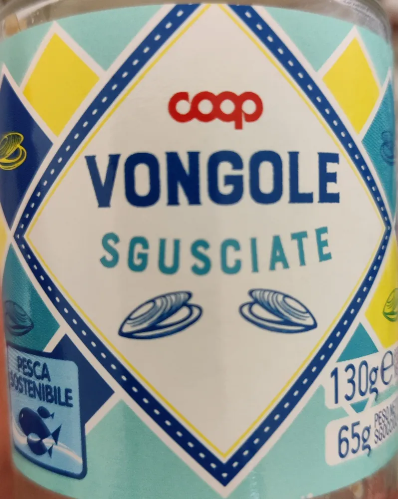 Vongole sgusciate