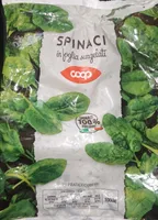 Spinaci in foglia surgelati