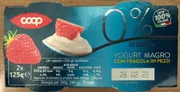 Yogurt Magro con Fragola in Pezzi