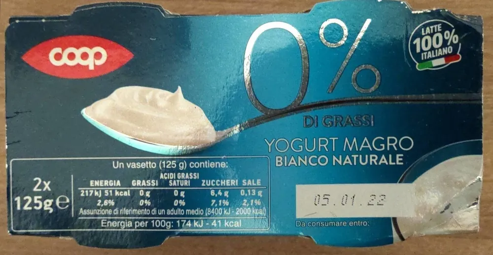 Yogurt Magro Bianco Naturale