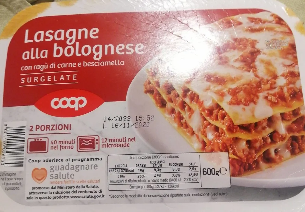 Lasagne alla bolognese