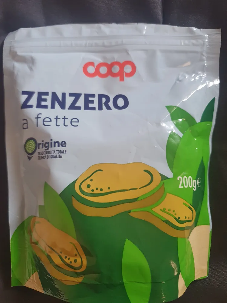 Zenzero a fette