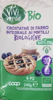 crostatine di farro integrali ai mirtilli biologiche