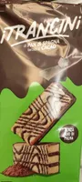 I trancini di pan di spagna farcito al cacao