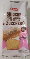 brioche con glassa e zucchero