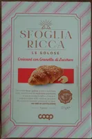 Sfoglia Riccia Croissant con Granella di Zucchero