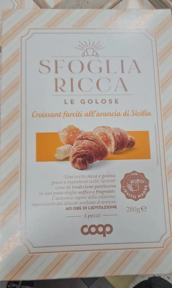 Croissant farciti all'arancia di sicilia
