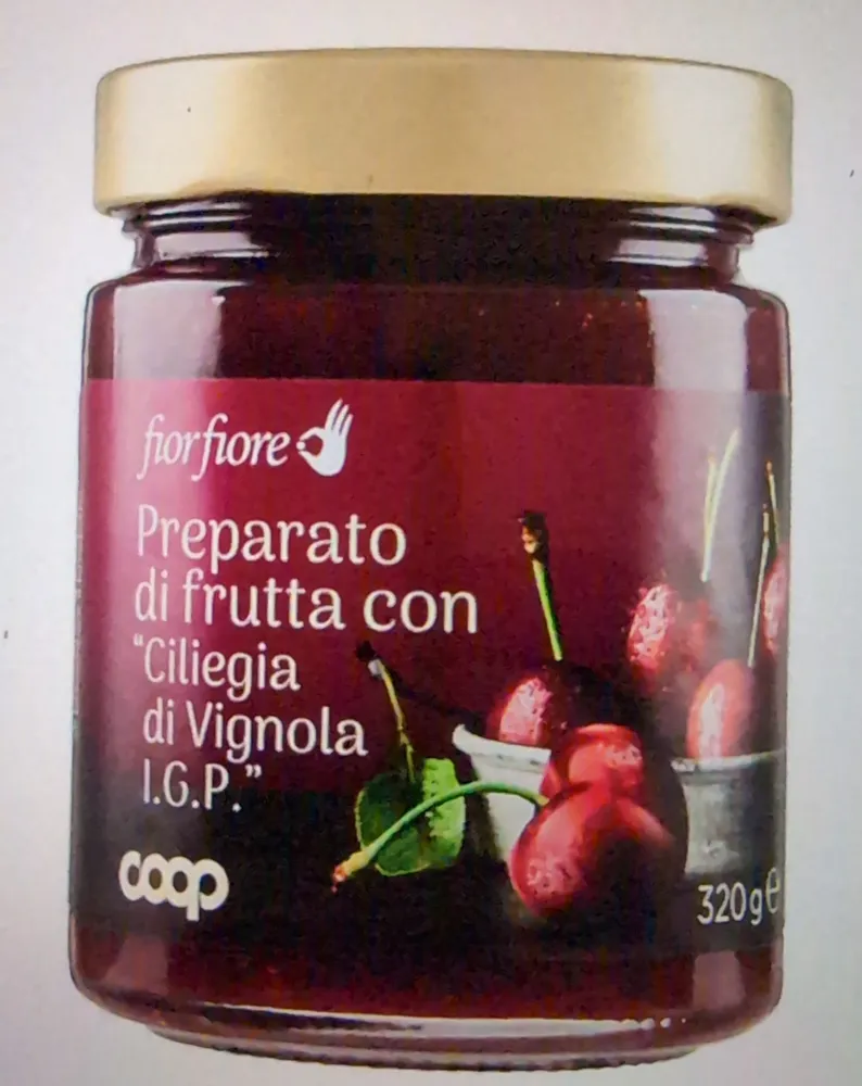 Preparato di frutta con ciliegia di Vignola IGP