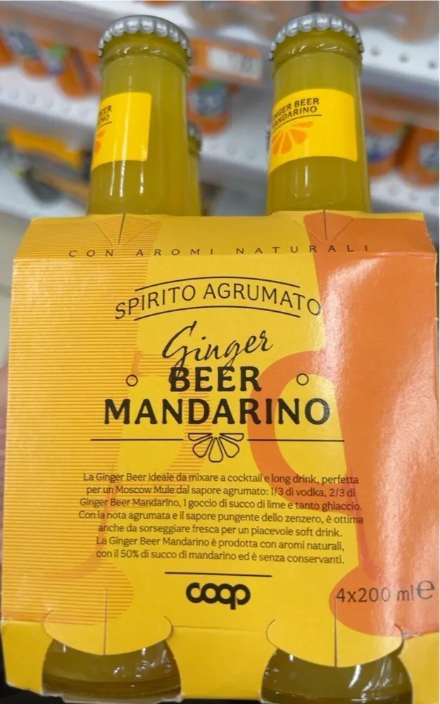 Ginger beer mandarino
